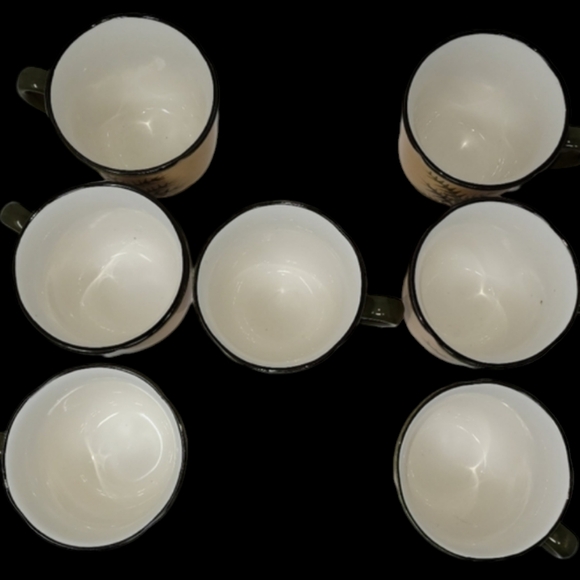 WEST INDIES 4 PART RELISH PLATE AND 7PC MUGS - Picture 5 of 10